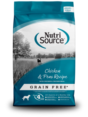 NutriSource Chicken and Peas Grain Free Dry Dog Food