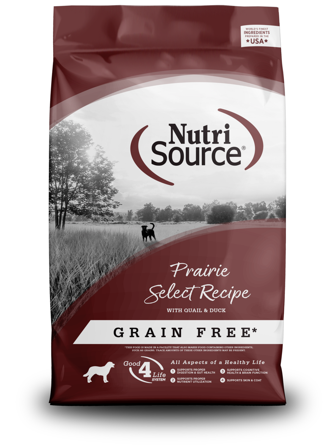NutriSource Prairie Select Grain Free Dry Dog Food, Size: 4LB