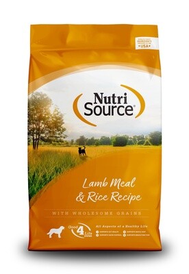 NutriSource Lamb &amp; Rice Dry Dog Food