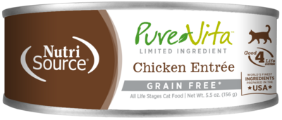 PureVita Chicken Entree Grain Free Wet Cat Food