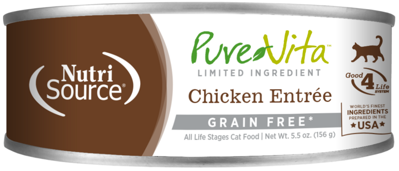 PureVita Chicken Entree Grain Free Wet Cat Food