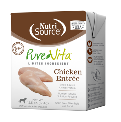 PureVita Chicken Entree Grain Free Wet Dog Food