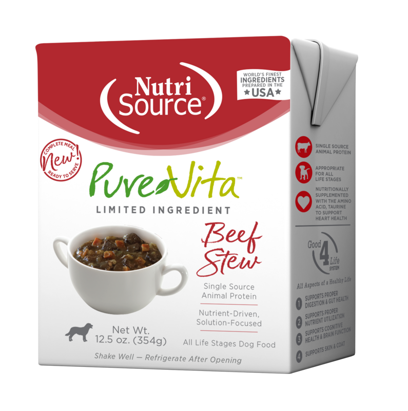 PureVita Beef Stew Wet Dog Food