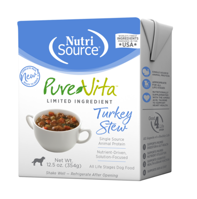 PureVita Turkey Stew Wet Dog Food
