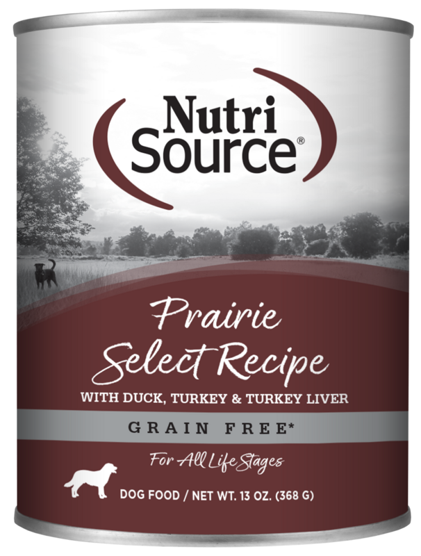 NutriSource Prairie Select Grain Free Wet Dog Food