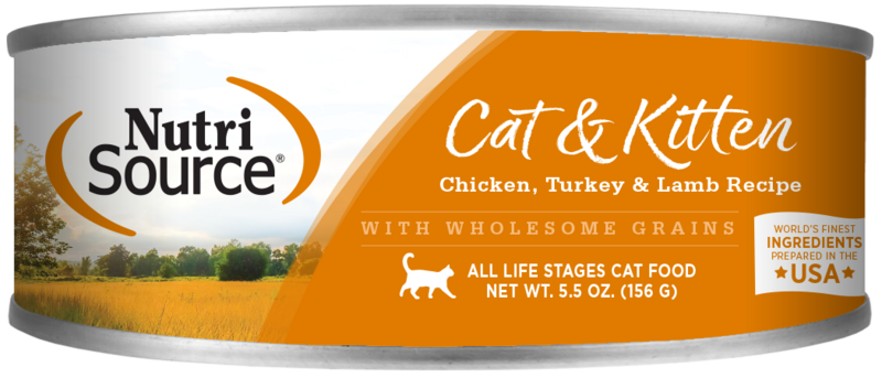 NutriSource Chicken, Turkey, &amp; Lamb Wet Cat Food
