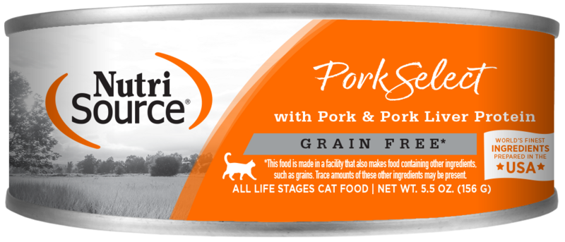 NutriSource Pork Select Grain Free Wet Cat Food
