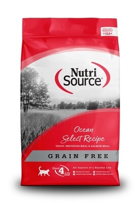 NutriSource Ocean Select Grain Free Dry Cat Food