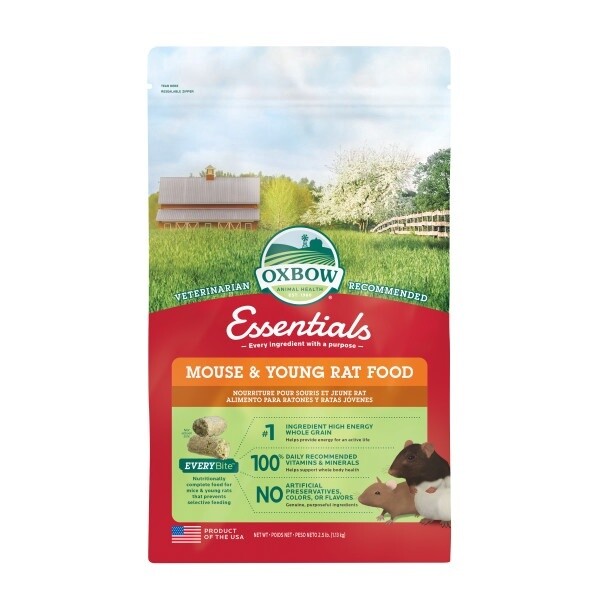 Oxbow Essentials Mouse &amp; Young Rat Food, Size: 2.5LB