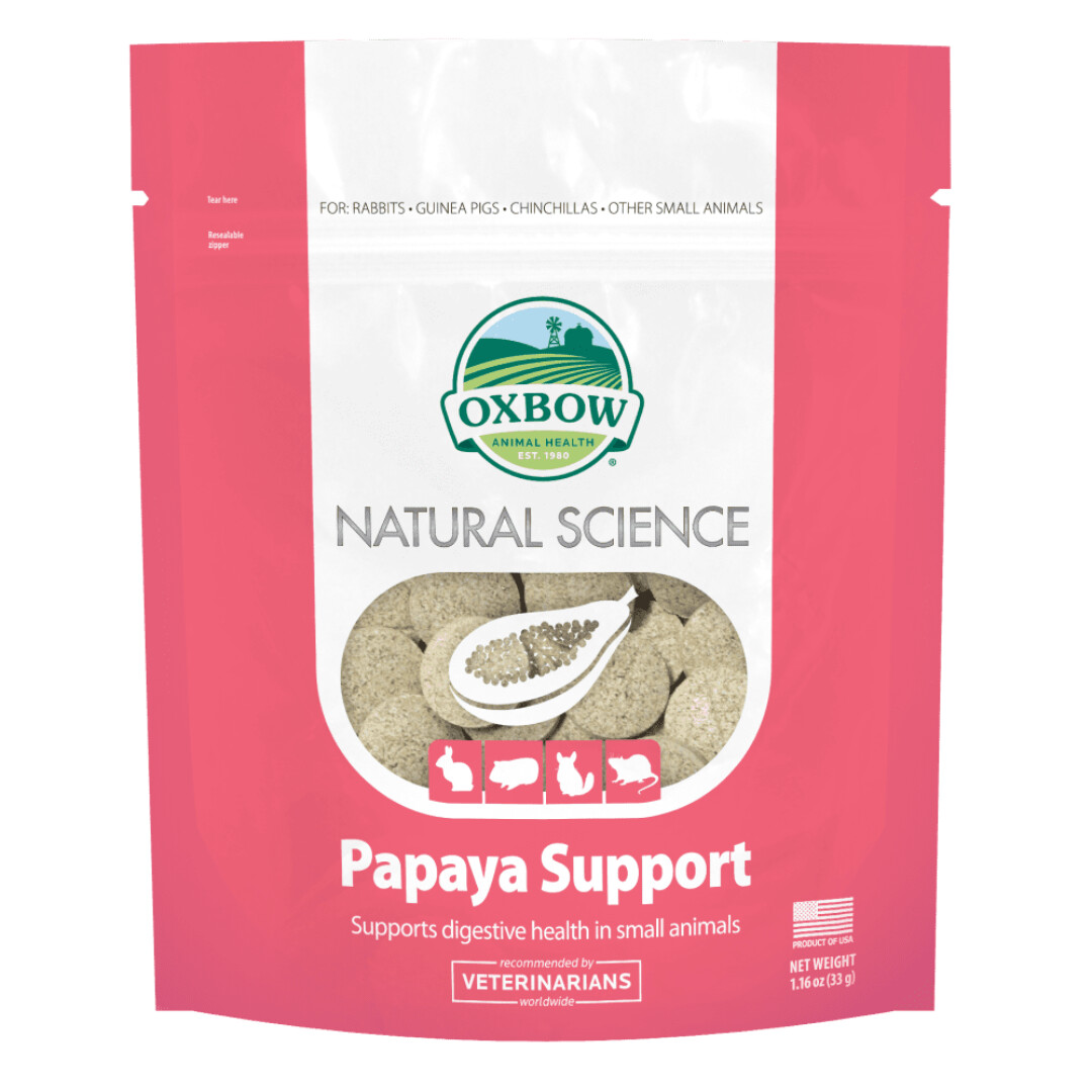 Oxbow Natural Science Papaya Support, Size: 1.16OZ