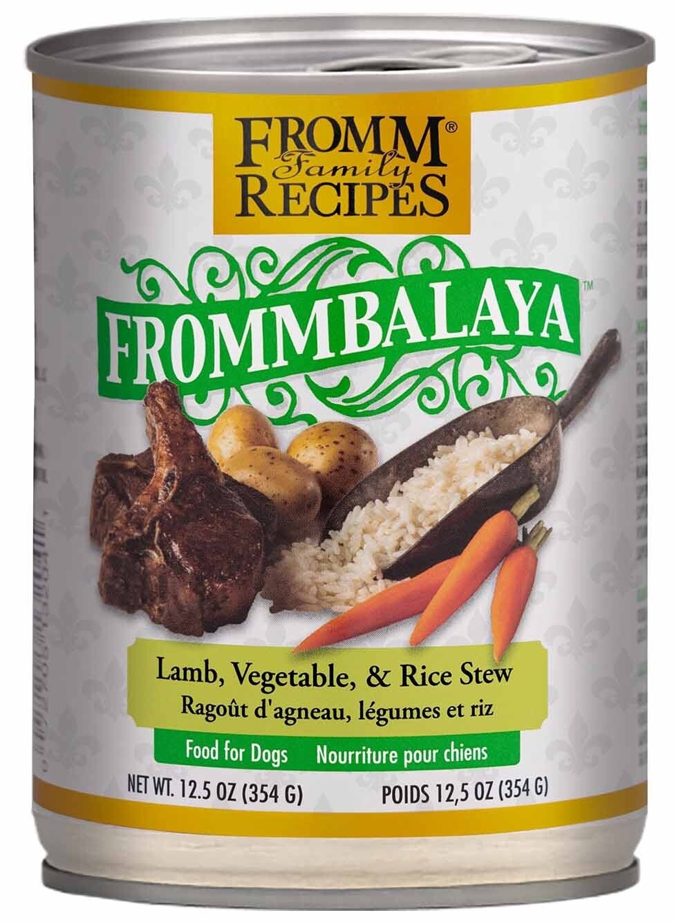 Fromm Frommbalaya Lamb, Vegetable, and Rice Stew Wet Dog Food, Size: 12.5OZ