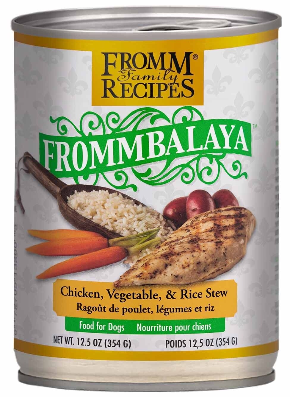Fromm Frommbalaya Chicken, Vegetable, and Rice Stew Wet Dog Food, Size: 12.5OZ