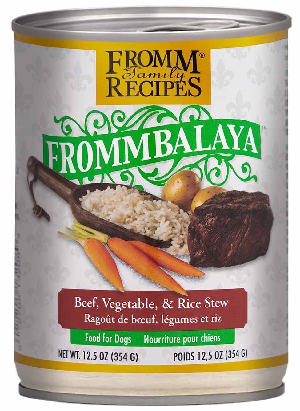 Fromm Frommbalaya Beef, Vegetable, and Rice Stew Wet Dog Food, Size: 12.5OZ