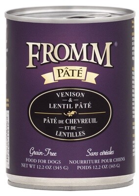 Fromm Venison and Lentil Pâté Grain Free Wet Dog Food