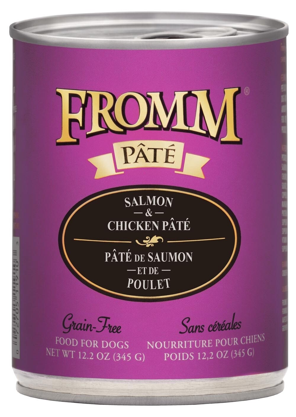 Fromm Salmon and Chicken Pâté Grain Free Wet Dog Food, Size: 12.2OZ
