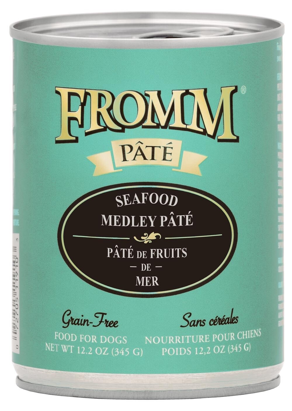 Fromm Seafood Medley Pâté Grain Free Wet Dog Food, Size: 12.2OZ