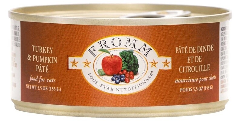 Fromm Four-Star Turkey and Pumpkin Pâté Wet Cat Food