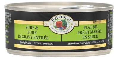 Fromm Four-Star Shredded Surf and Turf in Gravy Wet Cat Food