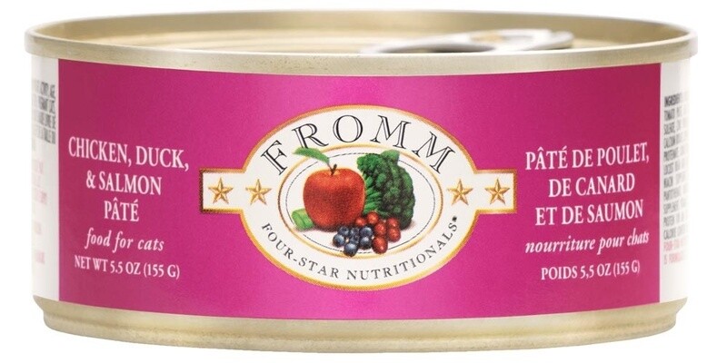Fromm Four-Star Chicken, Duck, and Salmon Pâté Wet Cat Food