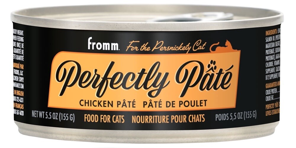 Fromm Perfectly Pâté Chicken Pâté Wet Cat Food, Size: 5.5OZ