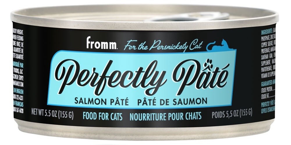 Fromm Perfectly Pâté Salmon Pâté Wet Cat Food, Size: 5.5OZ