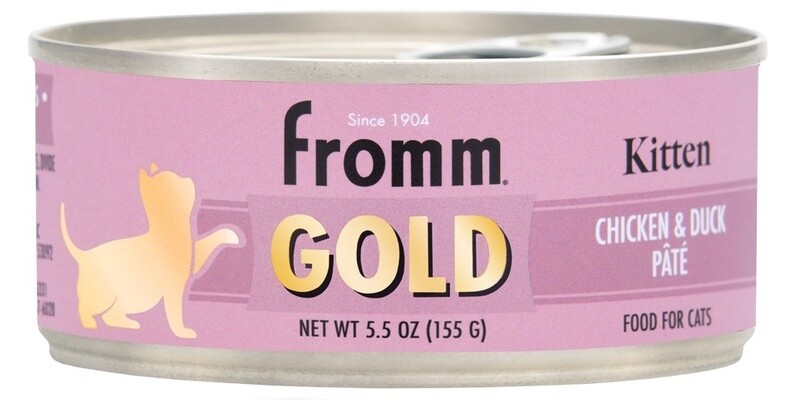 Fromm Gold Kitten Chicken and Duck Pâté Wet Cat Food