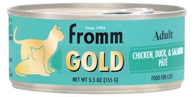 Fromm Gold Adult Chicken, Duck, &amp; Salmon Pâté Wet Cat Food
