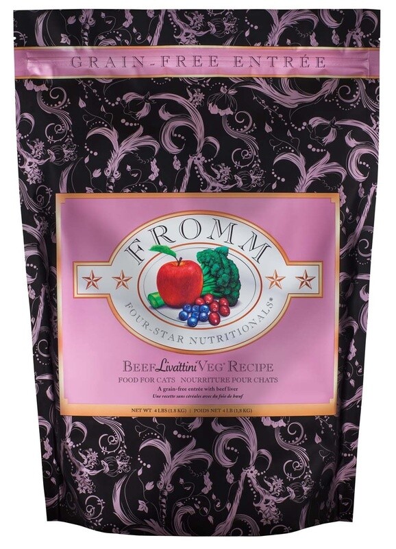 Fromm Four-Star Beef Liváttini Veg Grain Free Dry Cat Food