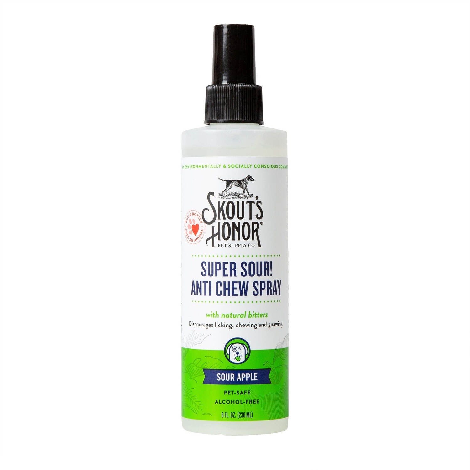 Skout&#39;s Honor Super Sour Anti-Chew Spray, Size: 8OZ