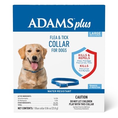 Adams Plus Flea and Tick Collar for Dogs