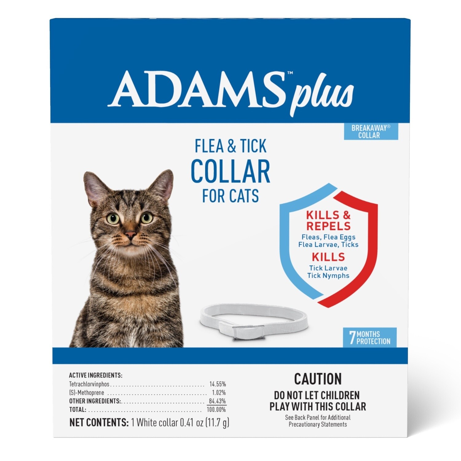 Adams Plus Flea &amp; Tick Collar for Cats