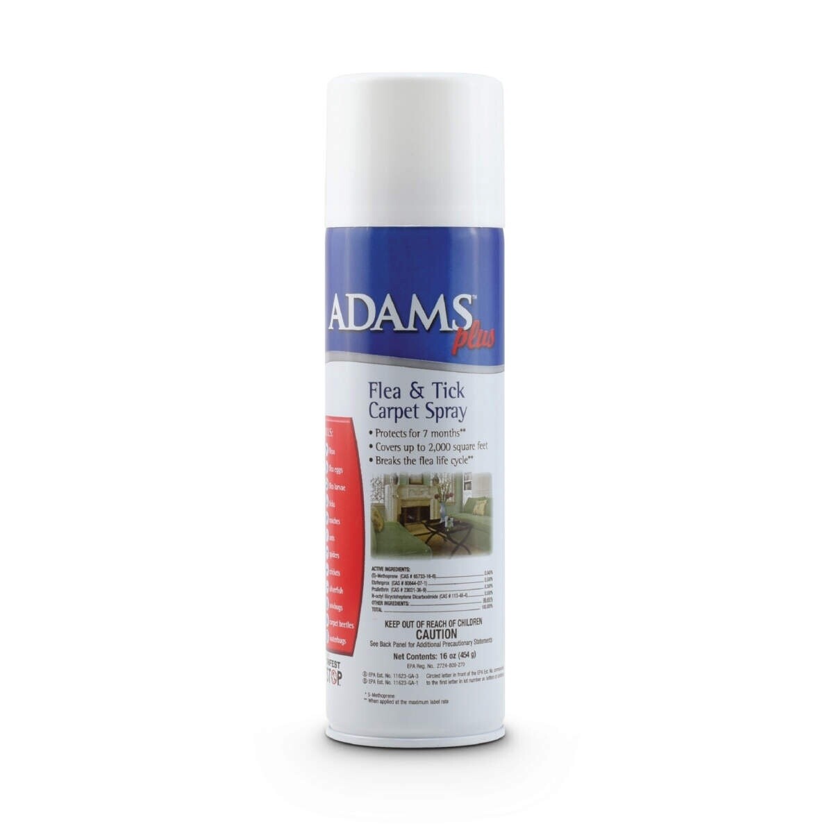 Adams Plus Flea &amp; Tick Carpet Spray, Size: 16OZ