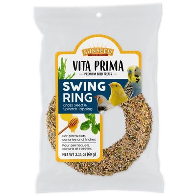Sunseed Vita Prima Swing Ring Grass Seed &amp; Spinach
