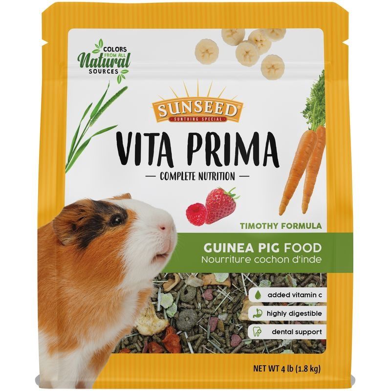 Sunseed Vita Prima Guinea Pig Food, Size: 4LB