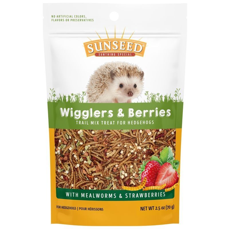Sunseed Vita Prima Wigglers &amp; Berries Trail Mix Hedgehog Treat