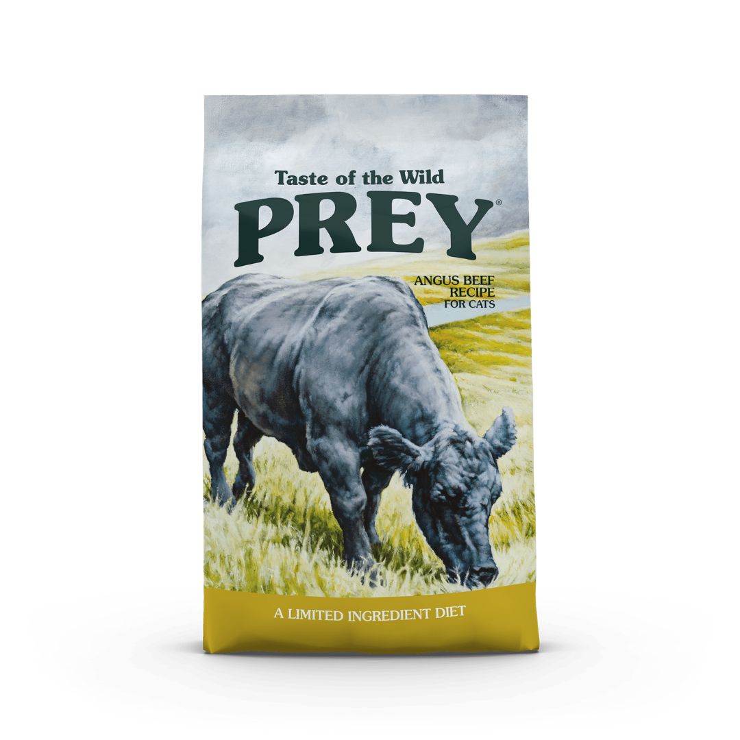 PREY Angus Beef Limited Ingredient Dry Cat Food, Size: 6LB