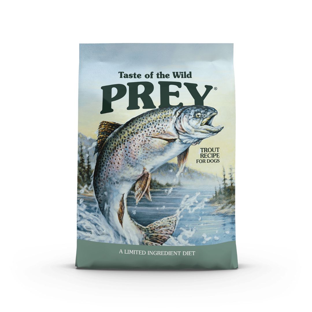 Taste of the Wild PREY Trout Limited Ingredient Dry Dog Food, Size: 25LB