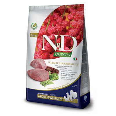 Farmina N&amp;D Quinoa Weight Management Lamb Dry Dog Food