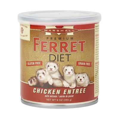 Marshall Premium Ferret Diet Chicken Entrée Wet Food
