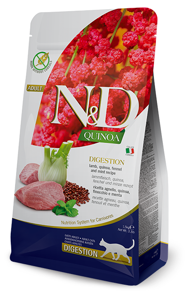 Farmina N&amp;D Quinoa Digestion Lamb Dry Cat Food