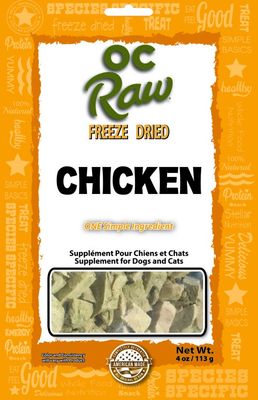 OC Raw Freeze Dried Chicken Nuggets Dog and Cat Treats
