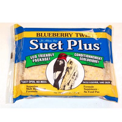 St. Alban's Bay Suet Plus Blueberry Twist 11 oz. Suet Cake