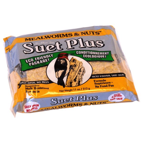 St. Alban&#39;s Bay Suet Plus Mealworms &amp; Nuts