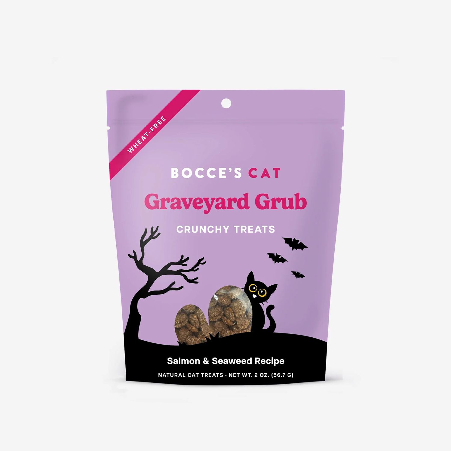 Bocce&#39;s Graveyard Grub Crunchy Cat Treats, Package Size: 2oz