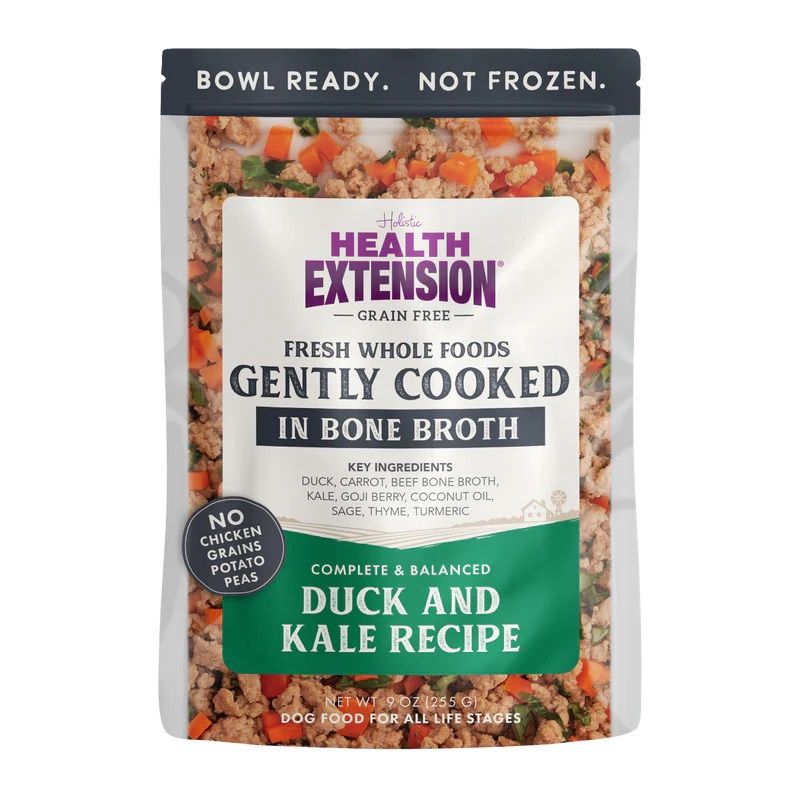 Health Extension Duck &amp; Kale Wet Recipe 9oz.