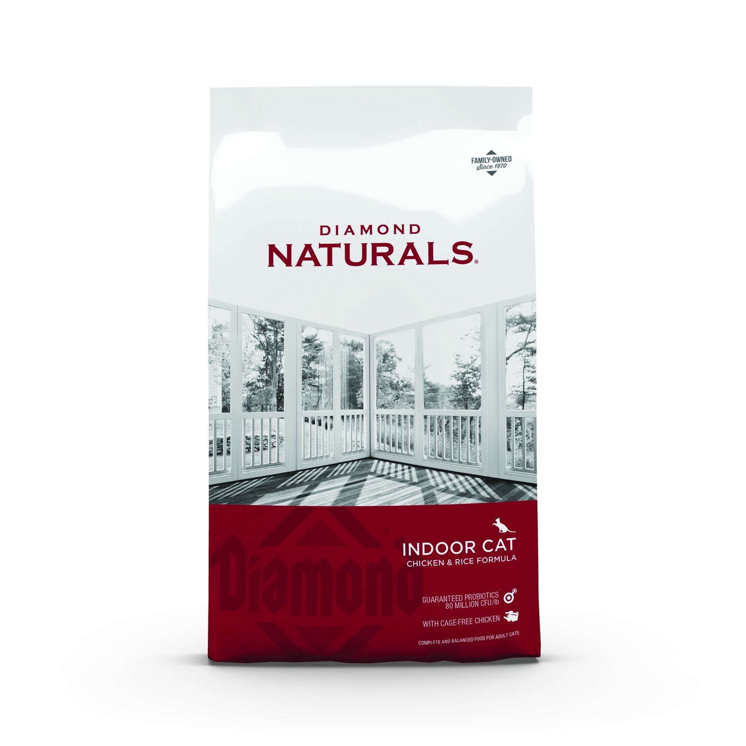 Diamond Naturals Indoor Chicken &amp; Rice Dry Cat Food, Package Size: 6lb