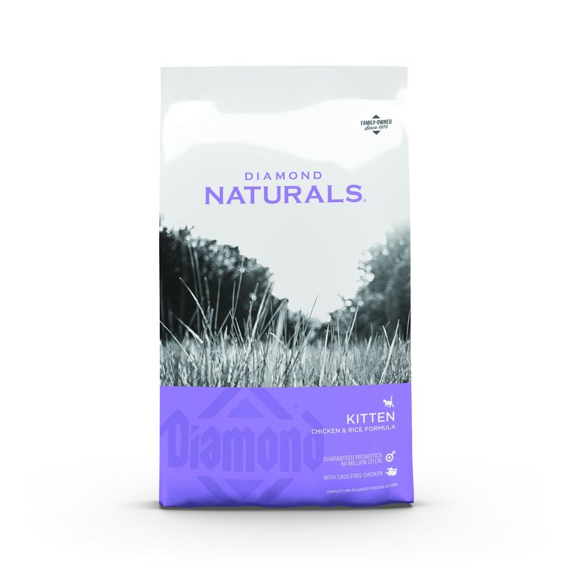 Diamond Naturals Kitten Chicken &amp; Rice Dry Cat Food