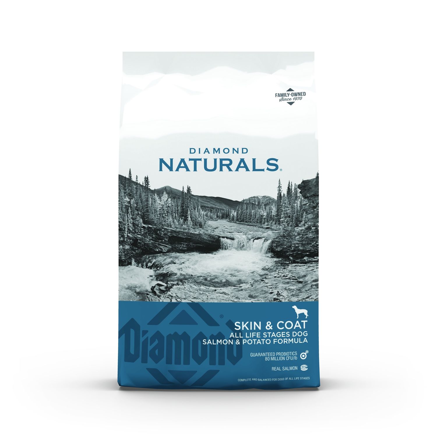 Diamond Naturals Skin &amp; Coat Salmon &amp; Potato Dry Dog Food, Package Size: 30lb