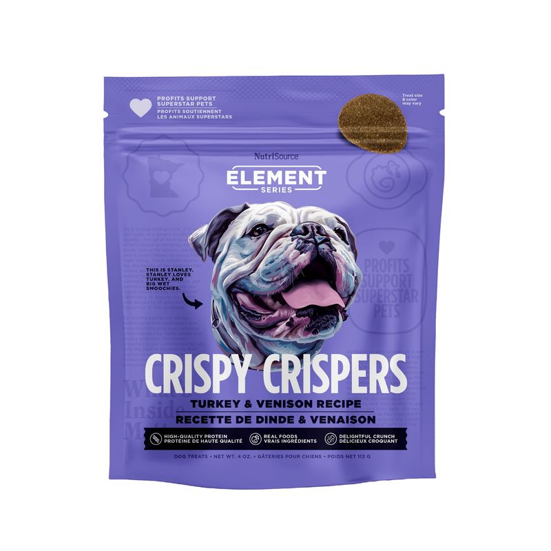 NutriSource Element Crispy Crispers Turkey &amp; Venison Dog Treats