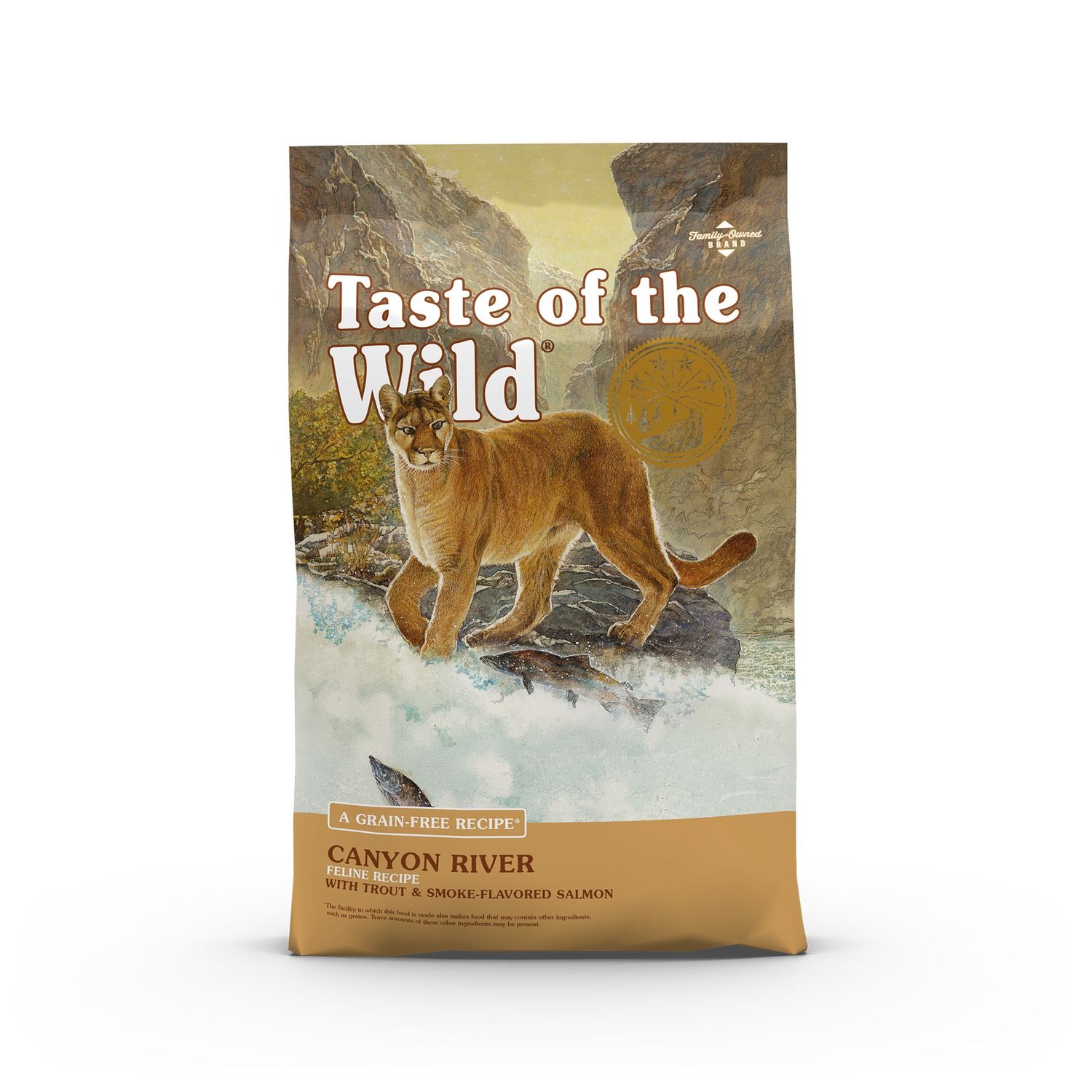 Taste of the Wild Canyon River Dry Cat Food, Size: 5lb